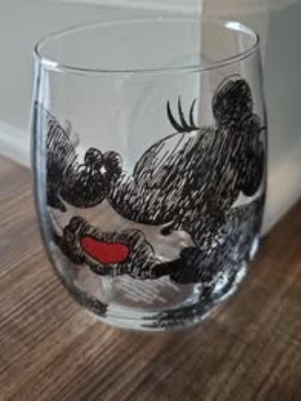 Disney Wine Glass